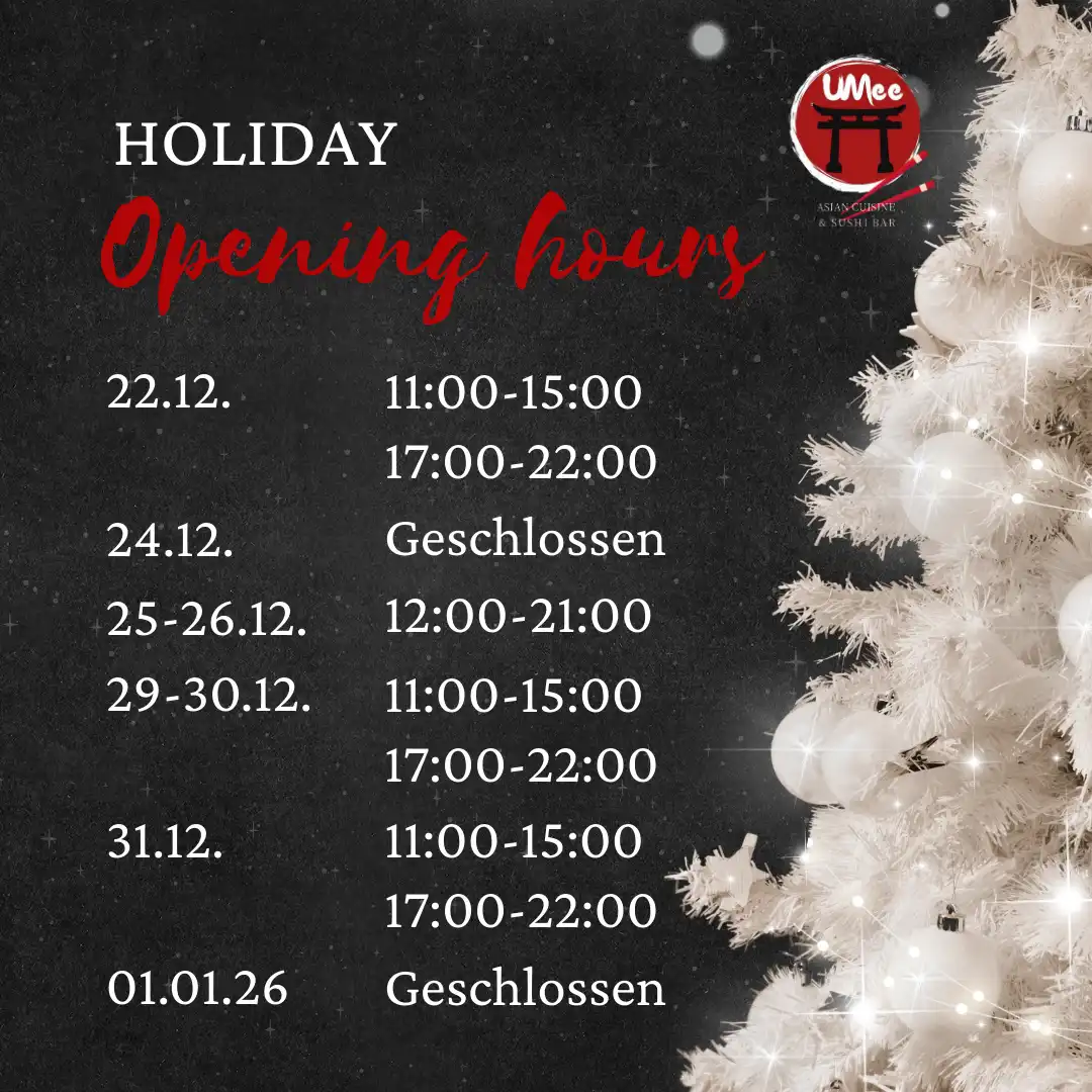 Öffnungszeiten Weihnachten